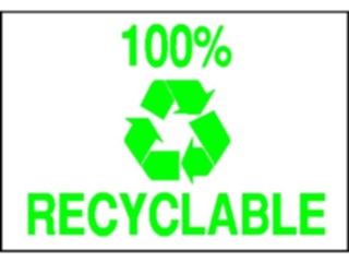 Sticker Custom Preview Image #117312 Signs Environmental Recyclable2