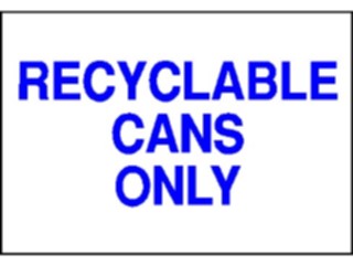 Sticker Custom Preview Image #117315 Signs Environmental Recyclable Cans1