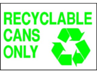 Sticker Custom Preview Image #117317 Signs Environmental Recyclable Cans3