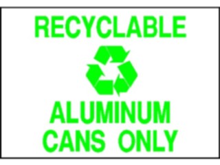 Sticker Custom Preview Image #117318 Signs Environmental Recyclable Cans4