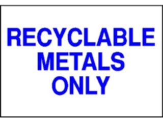 Sticker Custom Preview Image #117319 Signs Environmental Recyclable Metals