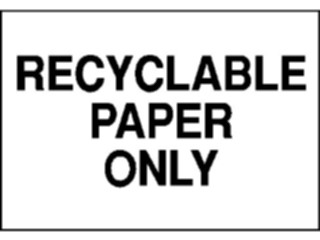 Sticker Custom Preview Image #117321 Signs Environmental Recyclable Paper1