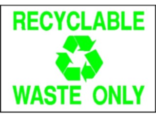 Sticker Custom Preview Image #117325 Signs Environmental Recyclable Waste