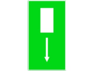 Sticker Custom Preview Image #117342 Signs Exit Signs Down1