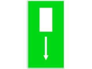 Sticker Custom Preview Image #117342 Signs Exit Signs Down1