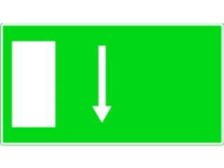 Sticker Custom Preview Image #117343 Signs Exit Signs Down2