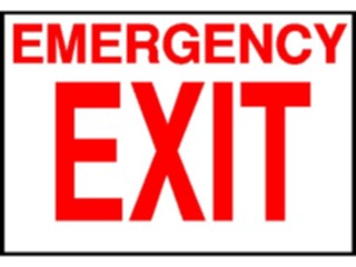 Sticker Custom Preview Image #117345 Signs Exit Signs Emergency Exit1