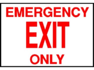 Sticker Custom Preview Image #117346 Signs Exit Signs Emergency Exit2