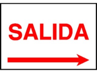 Sticker Custom Preview Image #117357 Signs Exit Signs Exit Spanish