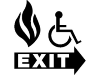 Sticker Custom Preview Image #117390 Signs Fire Signs Fire Escape3