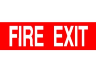 Sticker Custom Preview Image #117392 Signs Fire Signs Fire Exit1