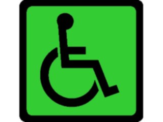 Sticker Custom Preview Image #117436 Signs Handicapped General3