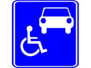 Sticker Custom Preview Image #117441 Signs Handicapped Parking1