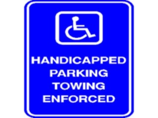 Sticker Custom Preview Image #117443 Signs Handicapped Parking3