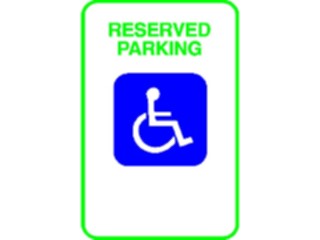 Sticker Custom Preview Image #117445 Signs Handicapped Parking5