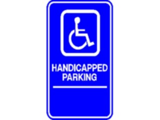 Sticker Custom Preview Image #117447 Signs Handicapped Parking7