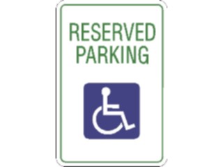 Sticker Custom Preview Image #117449 Signs Handicapped Parking9