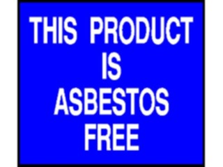 Sticker Custom Preview Image #117461 Signs Hazmat Asbestos Free