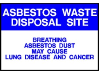 Sticker Custom Preview Image #117462 Signs Hazmat Asbestos Waste