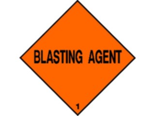 Sticker Custom Preview Image #117468 Signs Hazmat Blasting Agent