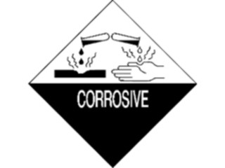 Sticker Custom Preview Image #117473 Signs Hazmat Corrosive4