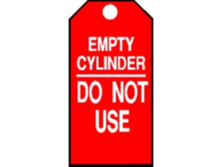 Sticker Custom Preview Image #117478 Signs Hazmat Cylinder Empty