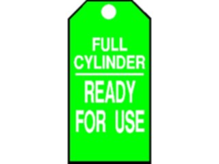 Sticker Custom Preview Image #117479 Signs Hazmat Cylinder Full