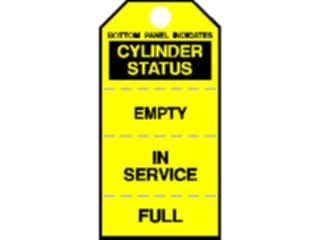 Sticker Custom Preview Image #117480 Signs Hazmat Cylinder Status