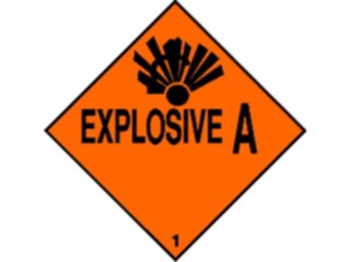 Sticker Custom Preview Image #117486 Signs Hazmat Explosive A