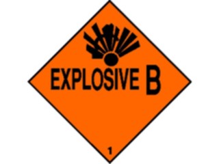 Sticker Custom Preview Image #117487 Signs Hazmat Explosive B