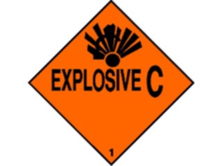 Sticker Custom Preview Image #117488 Signs Hazmat Explosive C