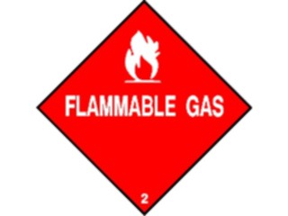 Sticker Custom Preview Image #117489 Signs Hazmat Flammable Gas