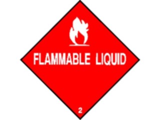 Sticker Custom Preview Image #117490 Signs Hazmat Flammable Liquid