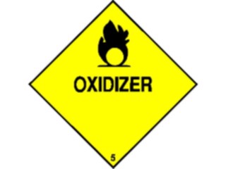Sticker Custom Preview Image #117505 Signs Hazmat Oxidizer1