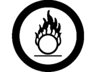 Sticker Custom Preview Image #117506 Signs Hazmat Oxidizer2