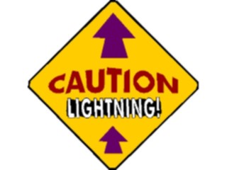 Sticker Custom Preview Image #117540 Signs Humorous Caution Lightning