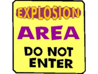 Sticker Custom Preview Image #117561 Signs Humorous Explosion Area