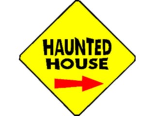 Sticker Custom Preview Image #117577 Signs Humorous Haunted House1
