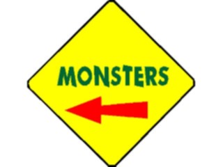 Sticker Custom Preview Image #117596 Signs Humorous Monsters2