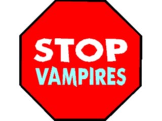 Sticker Custom Preview Image #117624 Signs Humorous Stop Vampires