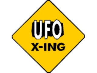 Sticker Custom Preview Image #117648 Signs Humorous U F O Xing