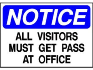 Sticker Custom Preview Image #117739 Signs Information Signs Get Pass