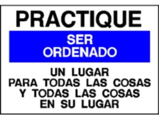Sticker Custom Preview Image #117746 Signs Information Signs Housekeeping Spanish