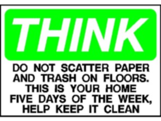 Sticker Custom Preview Image #117750 Signs Information Signs Keep Clean3