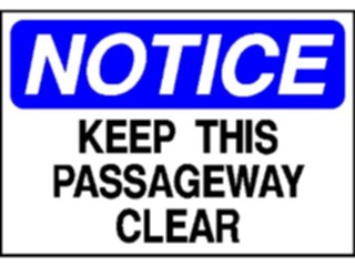 Sticker Custom Preview Image #117751 Signs Information Signs Keep Clear