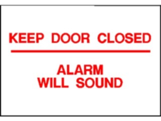 Sticker Custom Preview Image #117752 Signs Information Signs Keep Door Closed