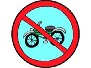 Sticker Custom Preview Image #117785 Signs Information Signs No Motorcycles
