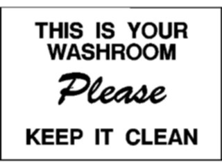 Sticker Custom Preview Image #117845 Signs Information Signs Washroom