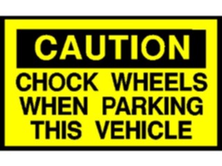 Sticker Custom Preview Image #117852 Signs Labels Chock Wheels