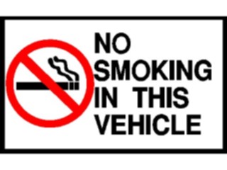 Sticker Custom Preview Image #117858 Signs Labels No Smokingin Vehicle